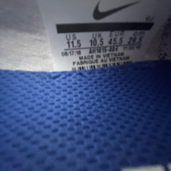 Nike Odyssey Men\'s Grey and Blue Sneakers Size 11.5 main image 10